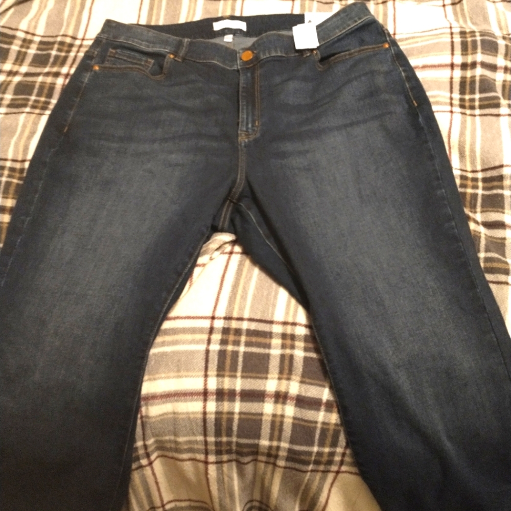 Size 22 Jeans, Lane Bryant, Curvy fit skinny